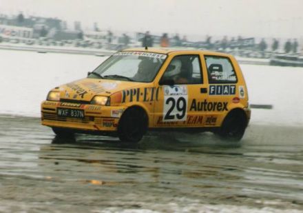 Jacek Sikora i Marek Kaczmarek - Fiat Cinquecento Sporting.